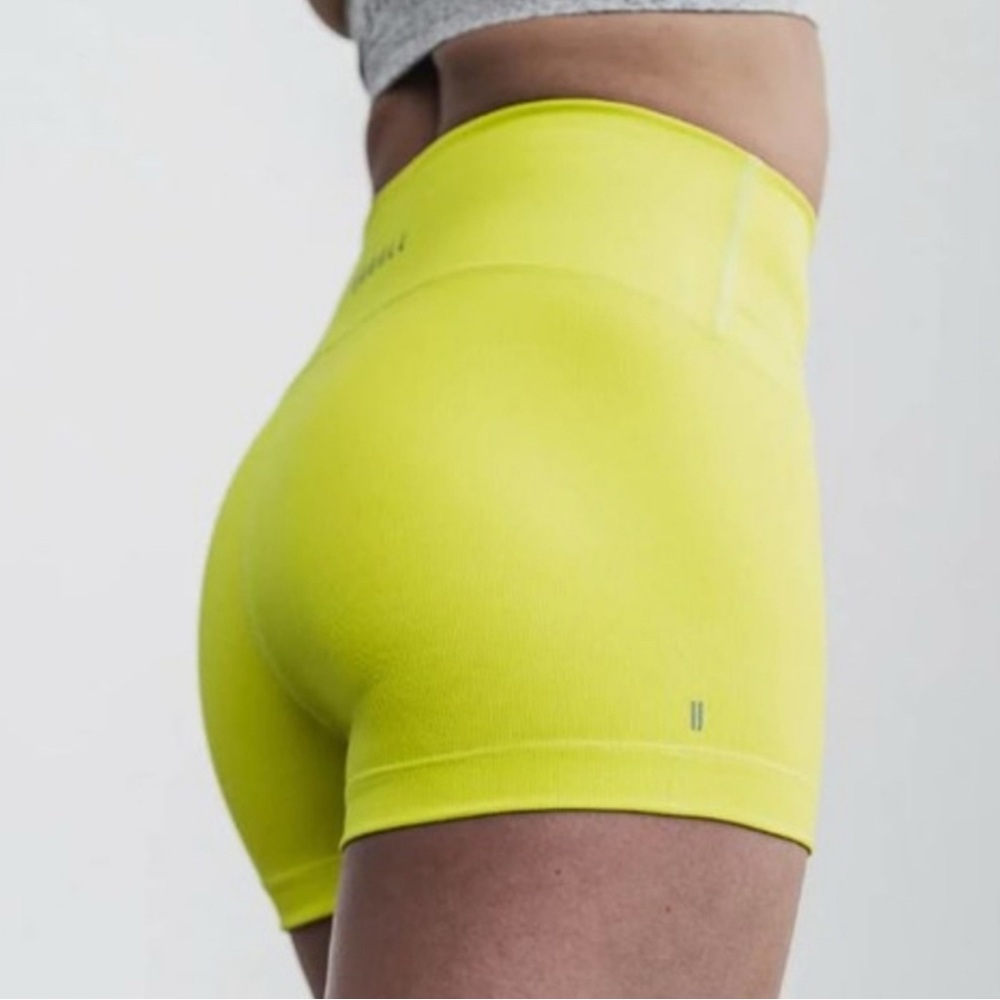 NOBULL Women's Bright Yellow Bike Shorts